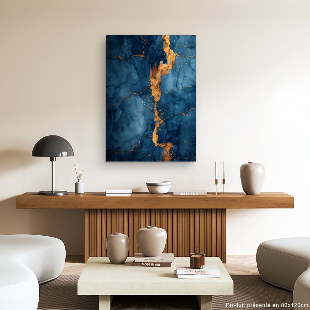 Tableau Veines dorées mystérieuses