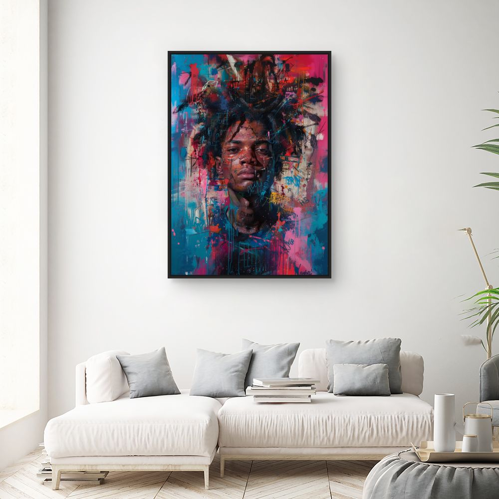 Tableau Portrait captivant urbain