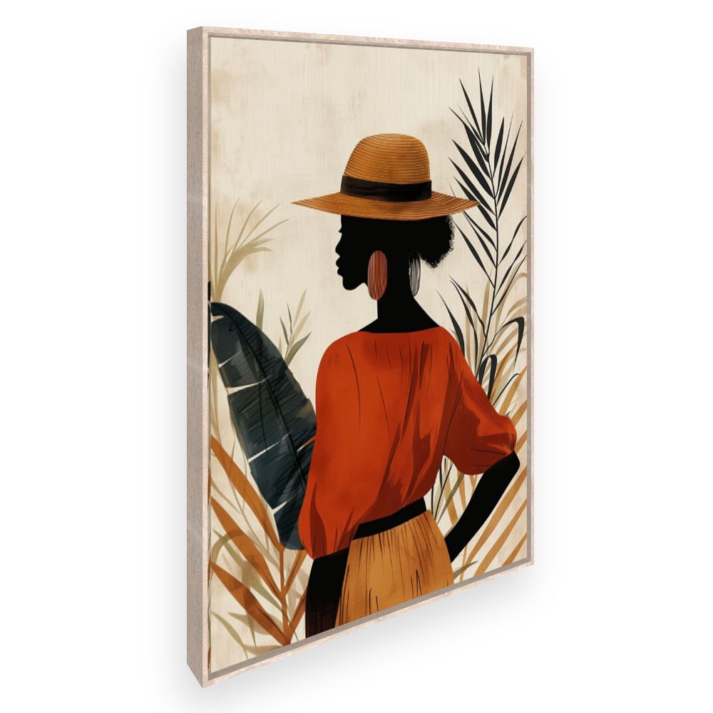 Toile Élégance tropicale