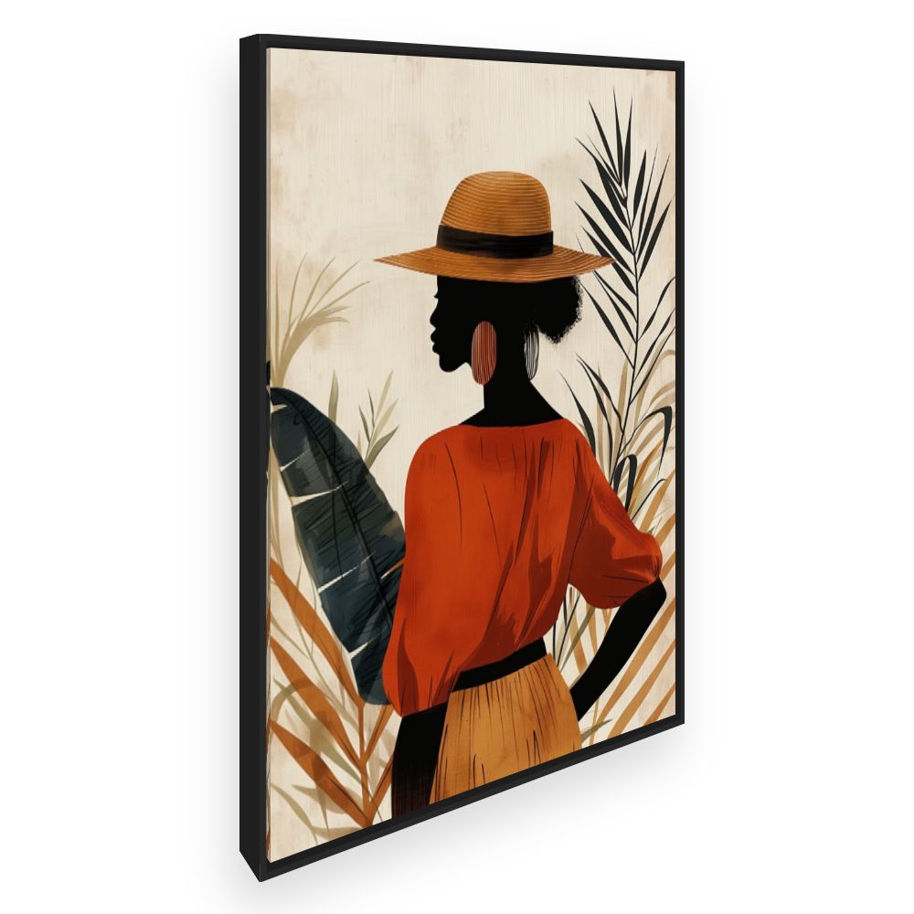 Toile Élégance tropicale