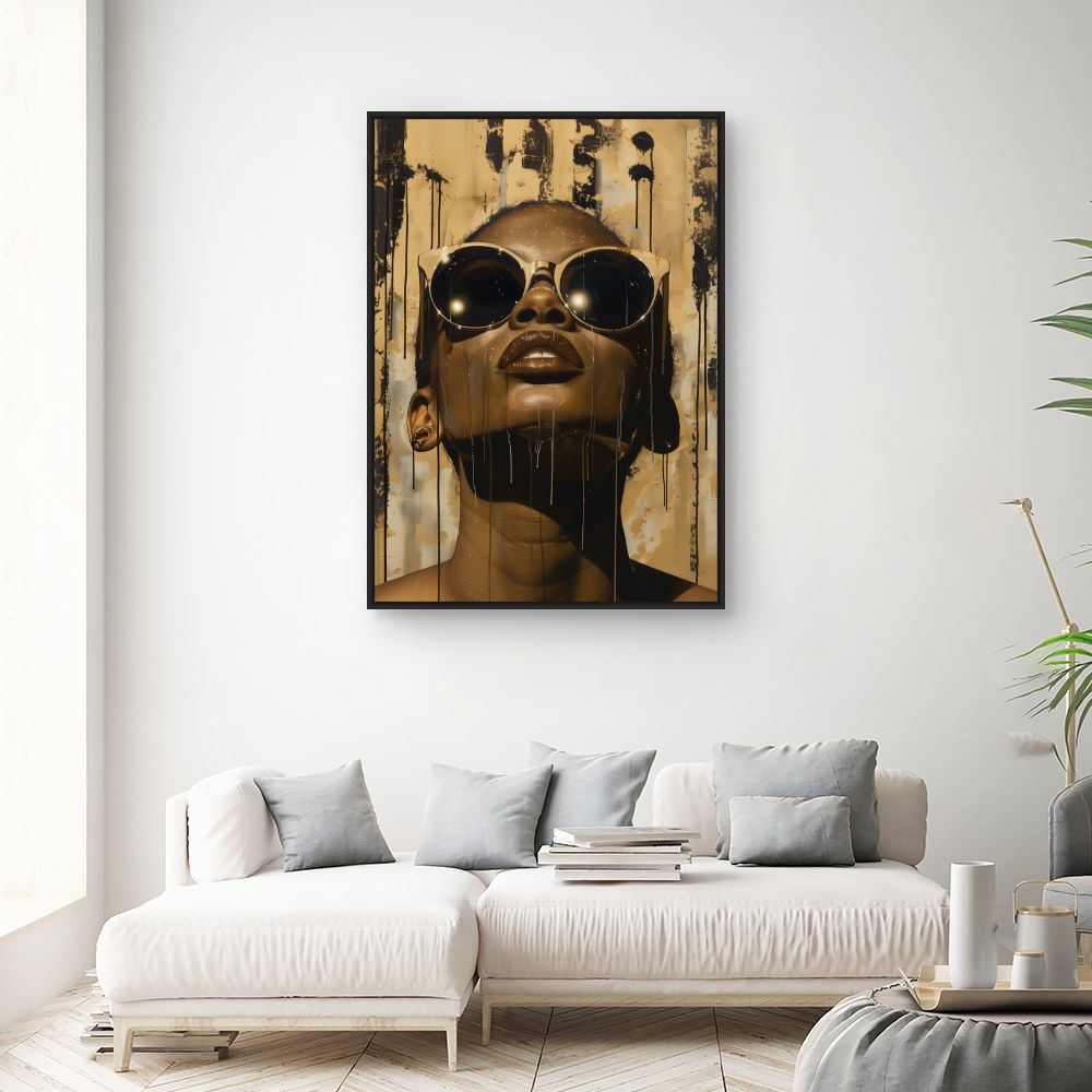 Tableau Portrait puissant
