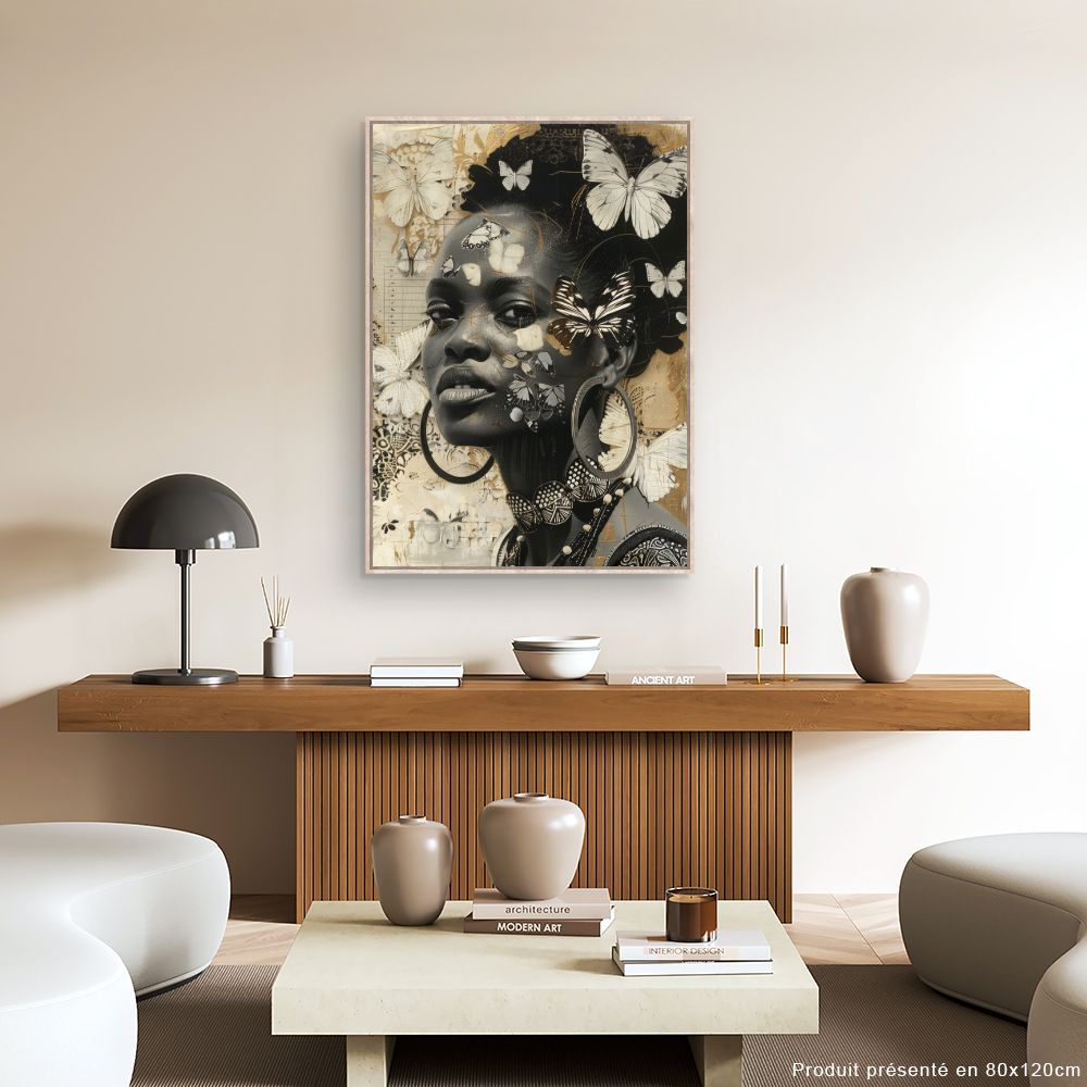 Tableau Élégance papillon