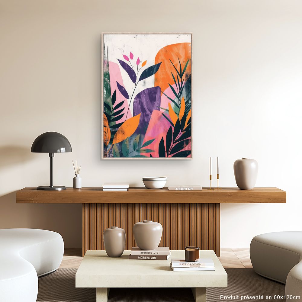 Tableau Feuillage vibrant