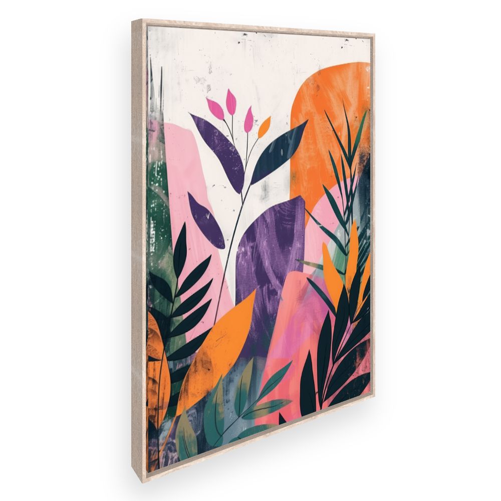 Toile Feuillage vibrant