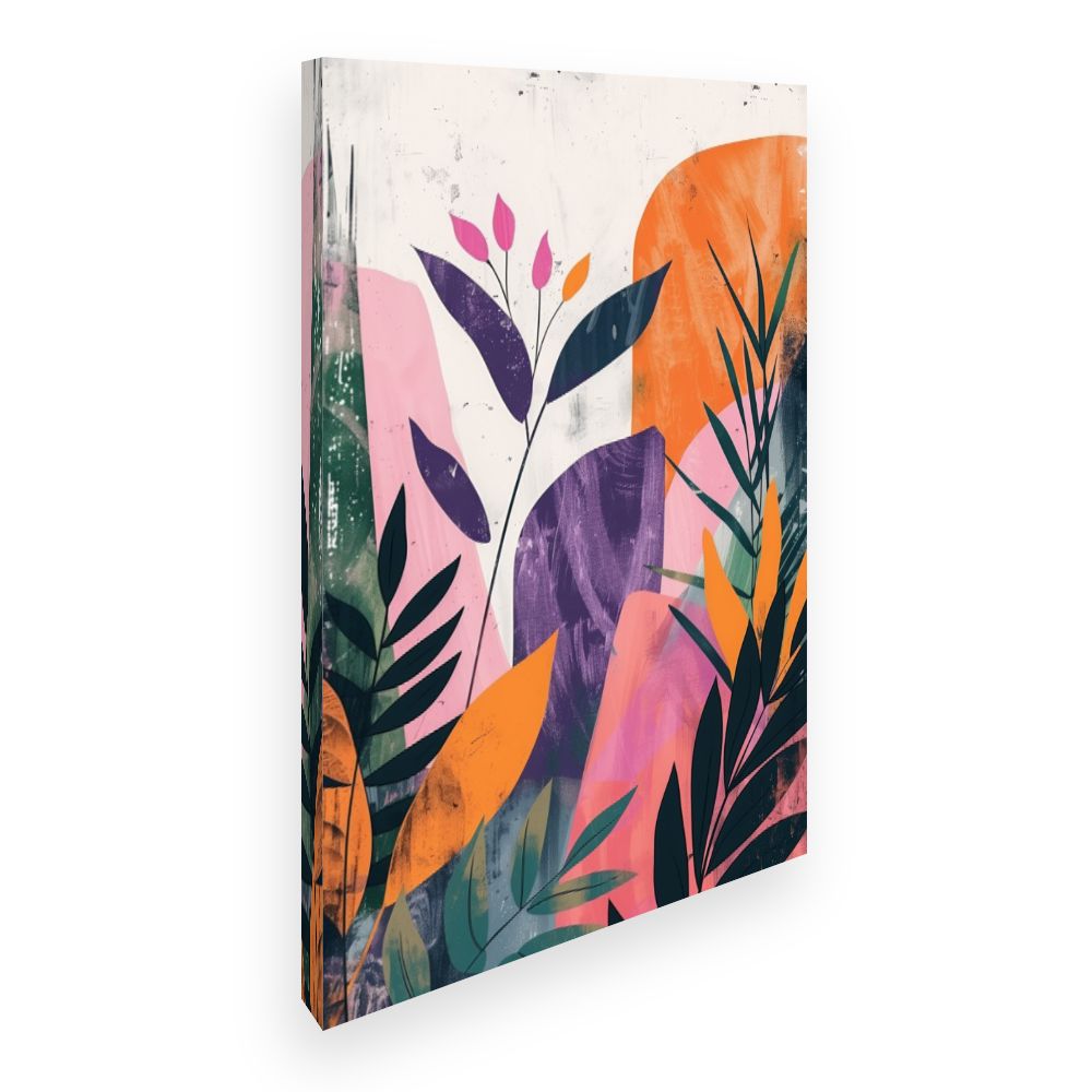 Toile Feuillage vibrant