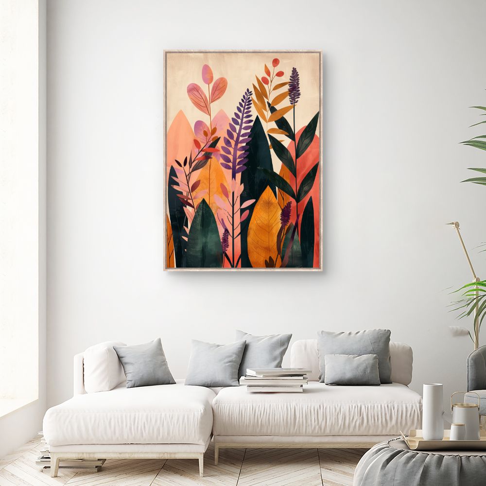 Tableau Feuillage vibrant