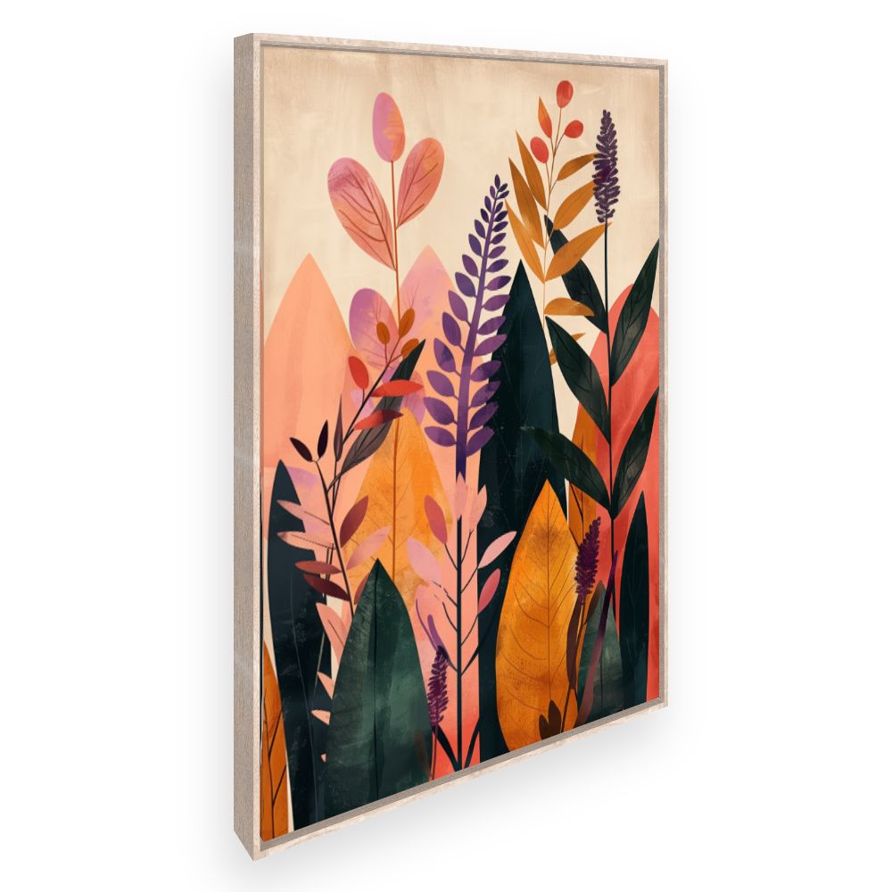 Toile Feuillage vibrant