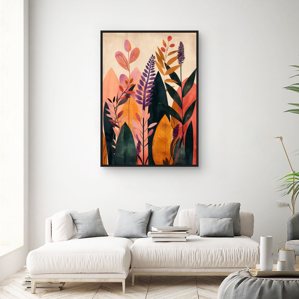 Tableau Feuillage vibrant