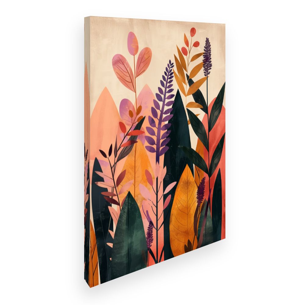 Toile Feuillage vibrant