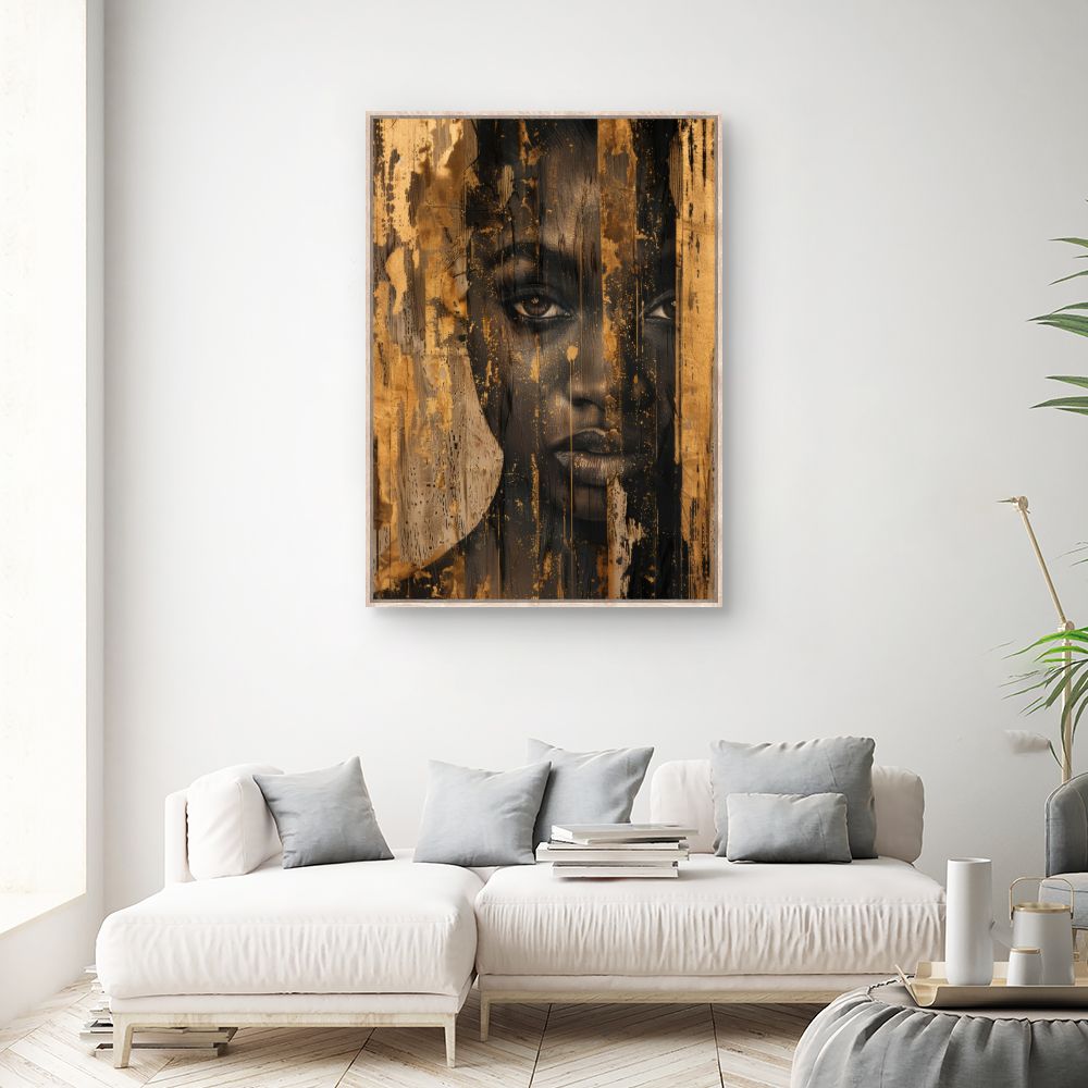 Tableau Portrait mystérieux