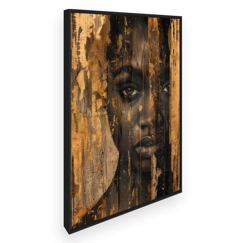 Toile Portrait mystérieux