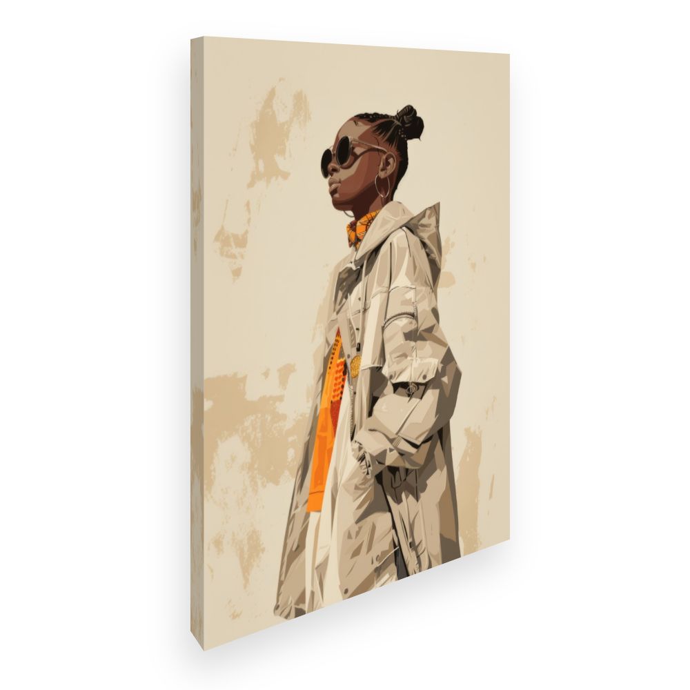 Toile Élégance urbaine chic