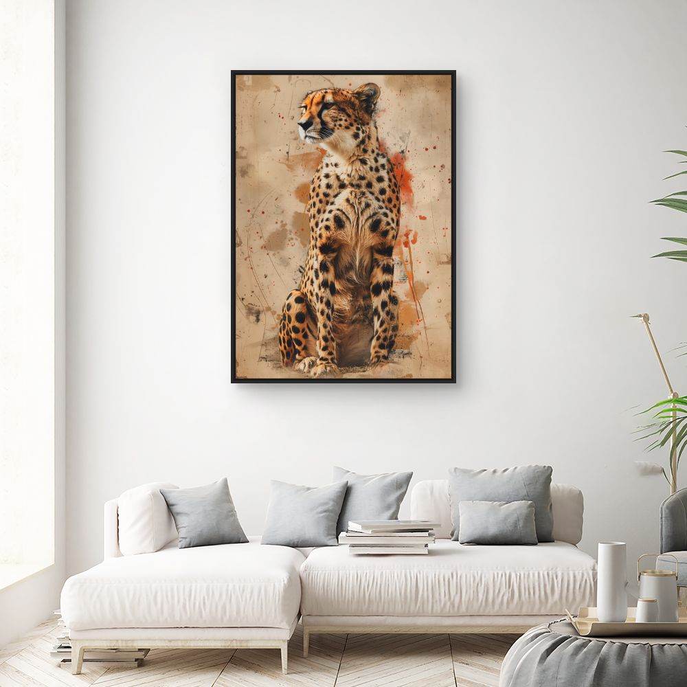 Tableau Félin majestueux