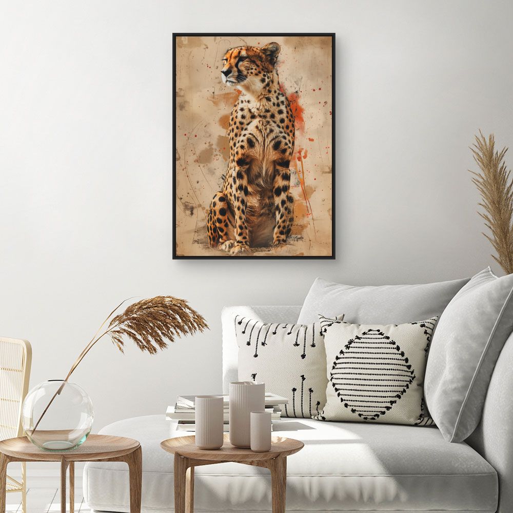 Tableau Félin majestueux
