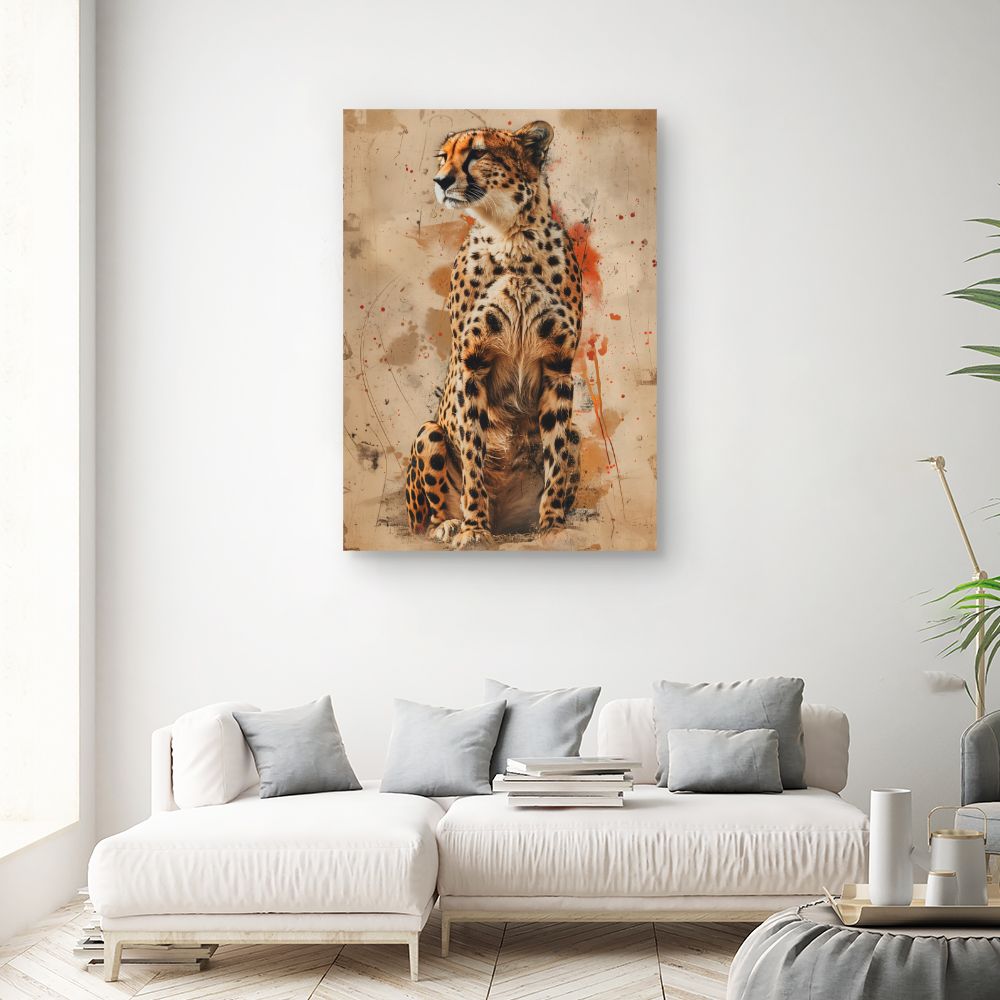 Tableau Félin majestueux