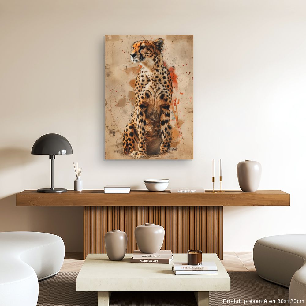 Tableau Félin majestueux