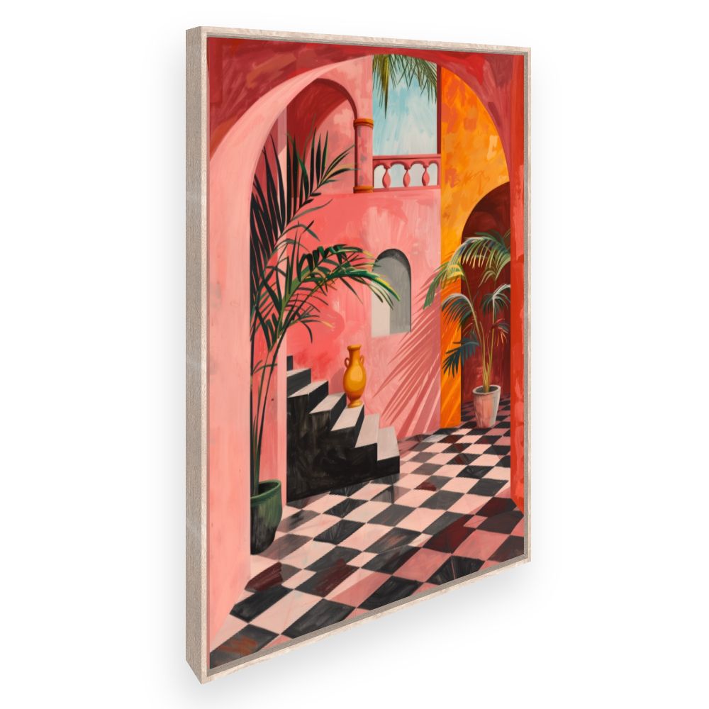 Toile Oasis méditerranéenne