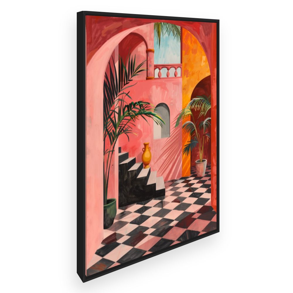 Toile Oasis méditerranéenne