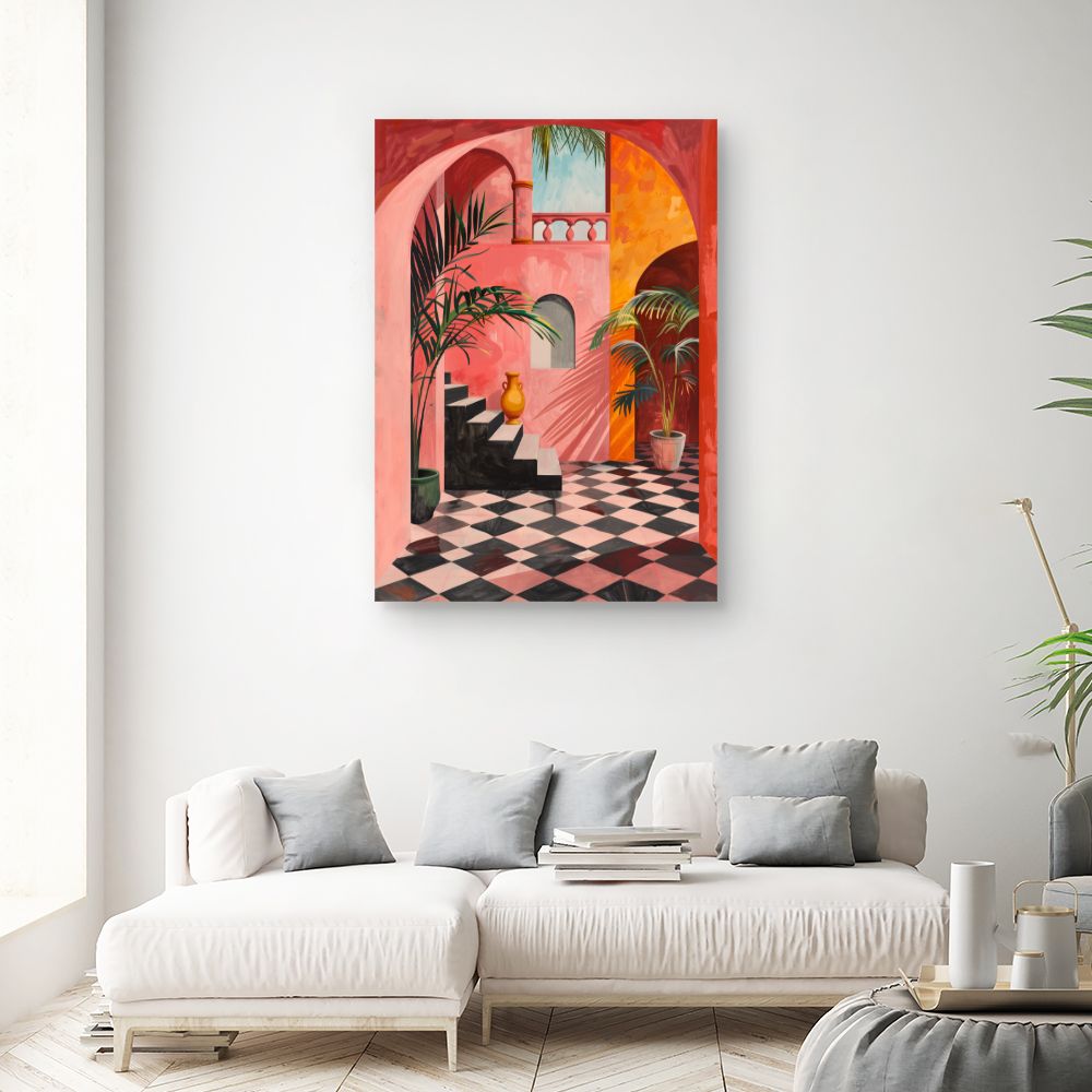 Tableau Oasis méditerranéenne