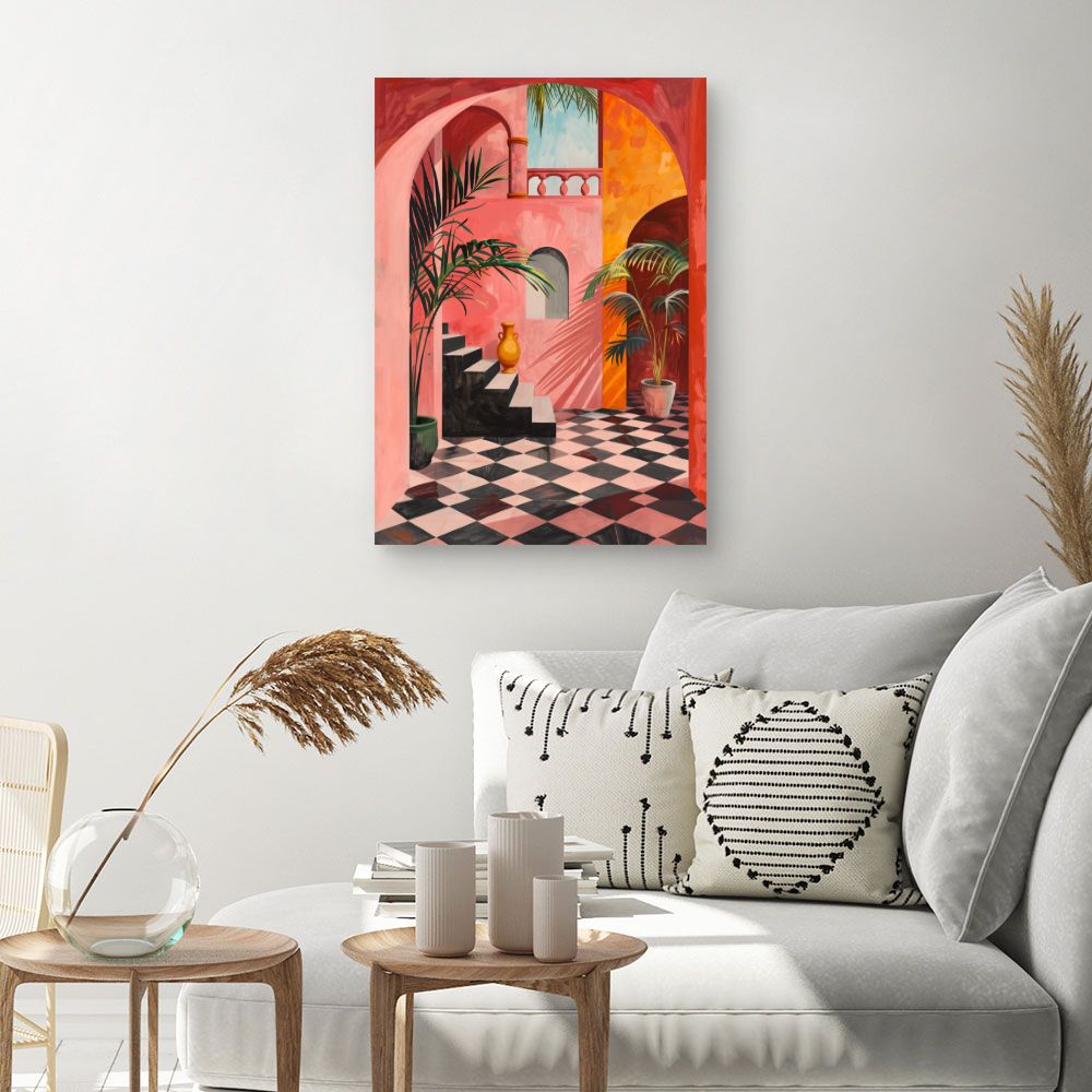 Tableau Oasis méditerranéenne