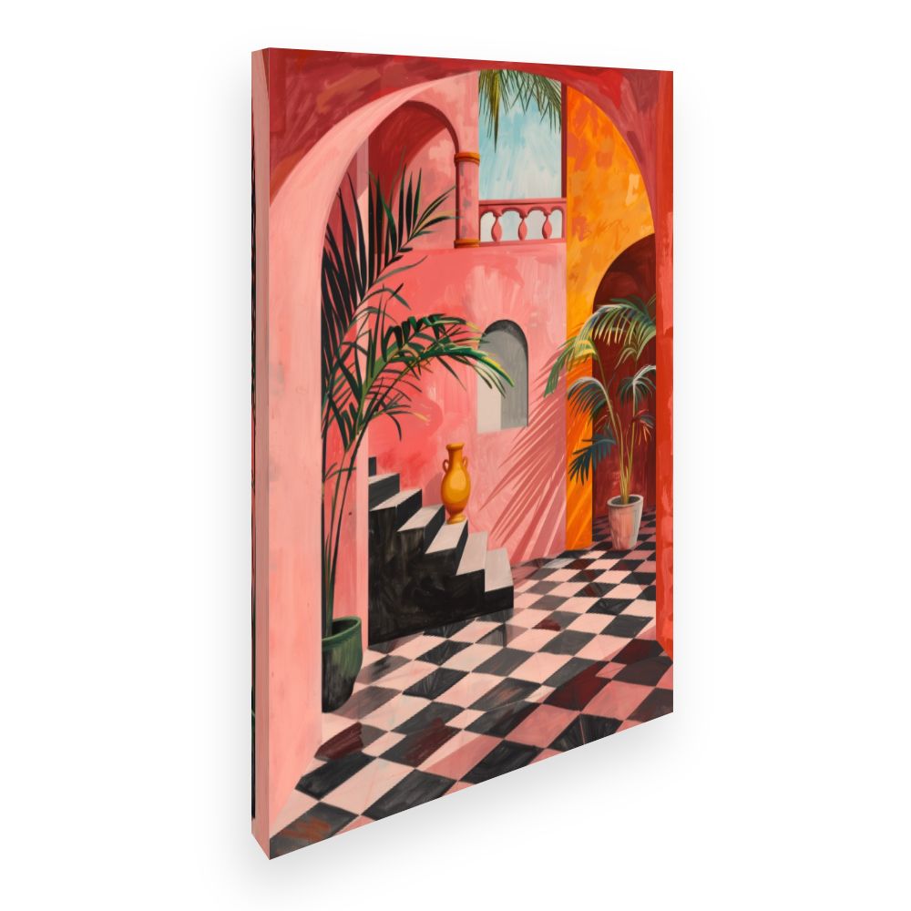 Toile Oasis méditerranéenne