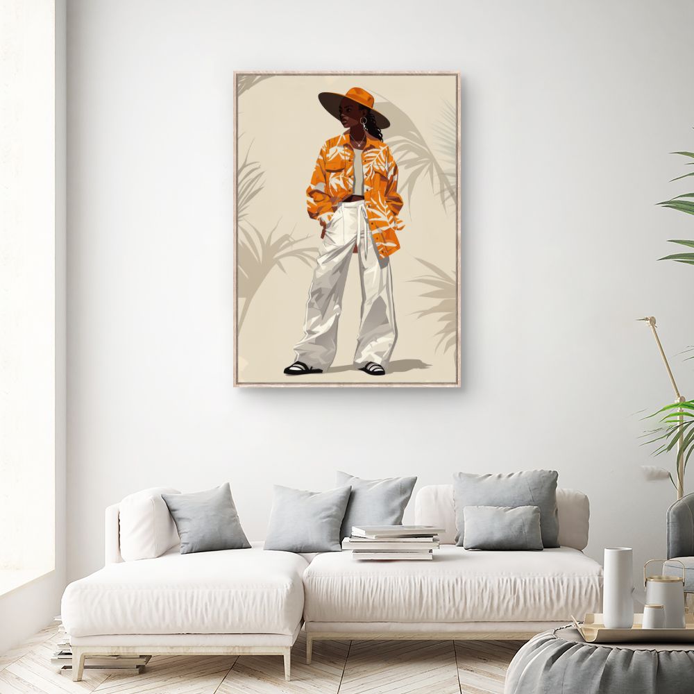 Tableau Style tropical audacieux