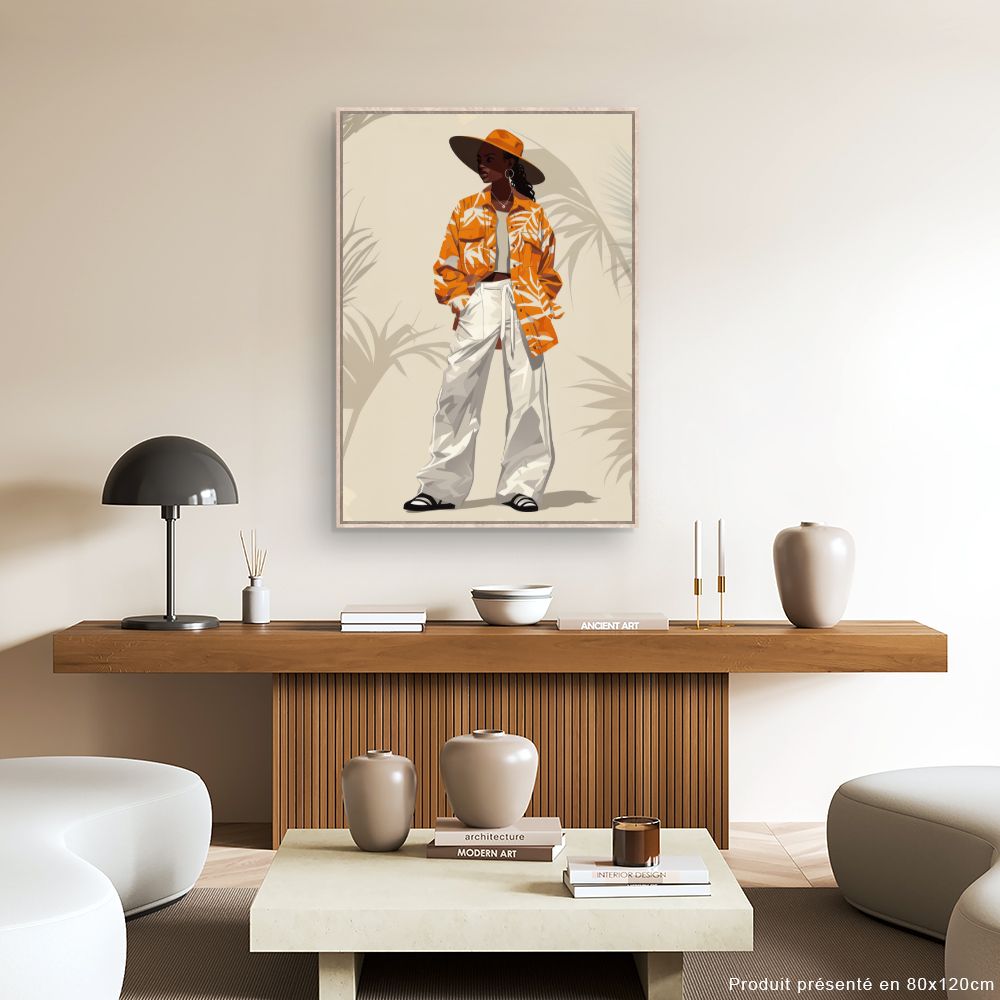 Tableau Style tropical audacieux