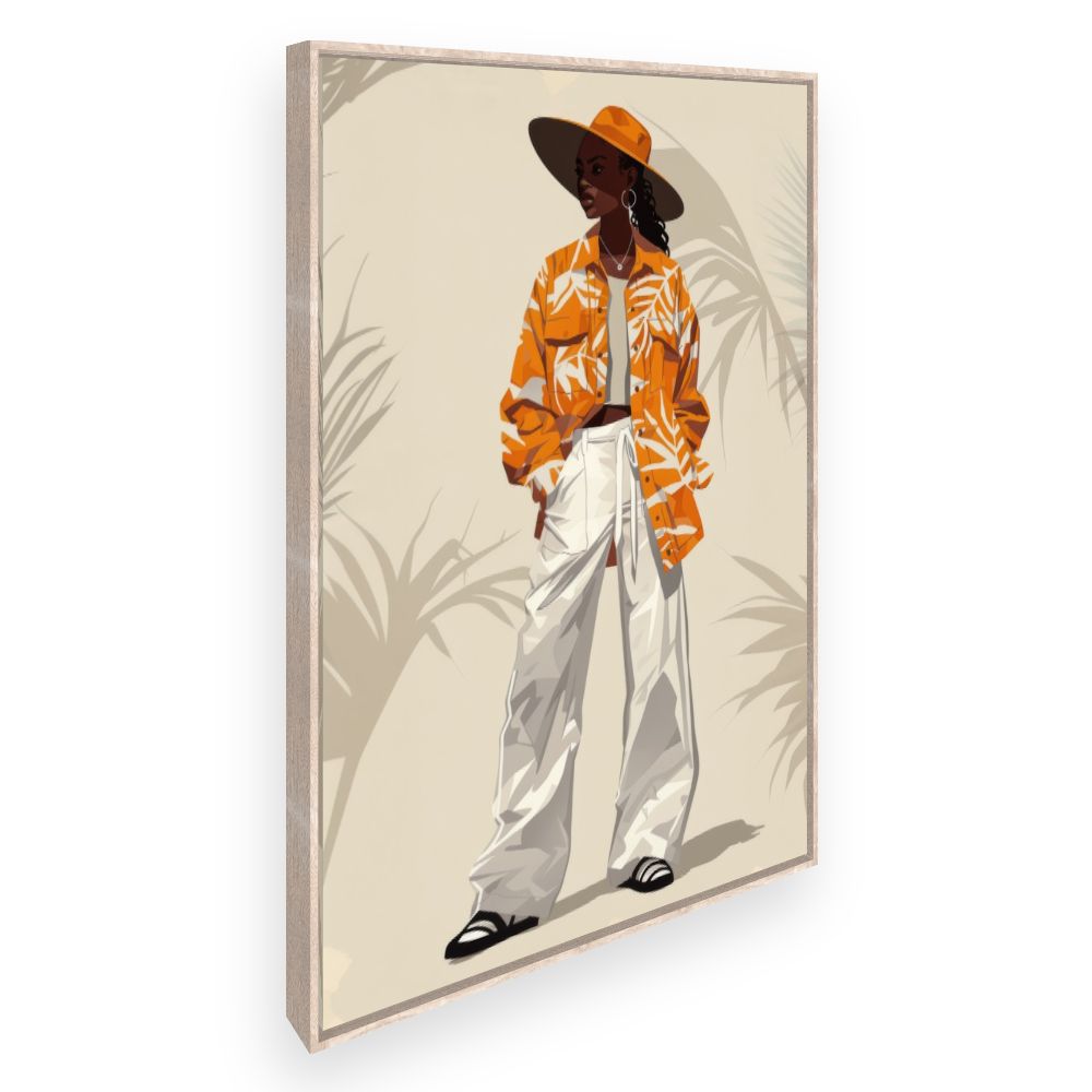 Toile Style tropical audacieux