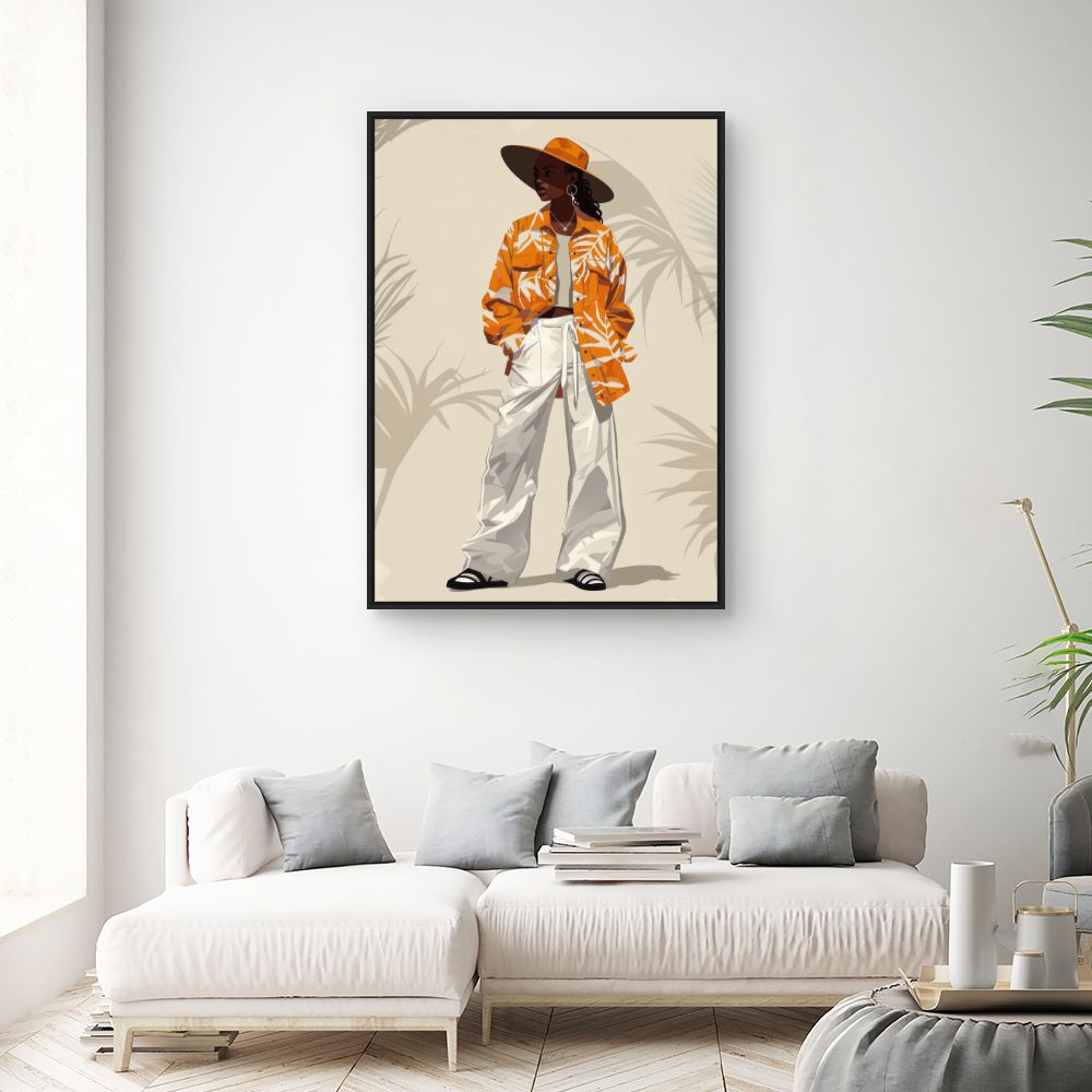 Tableau Style tropical audacieux