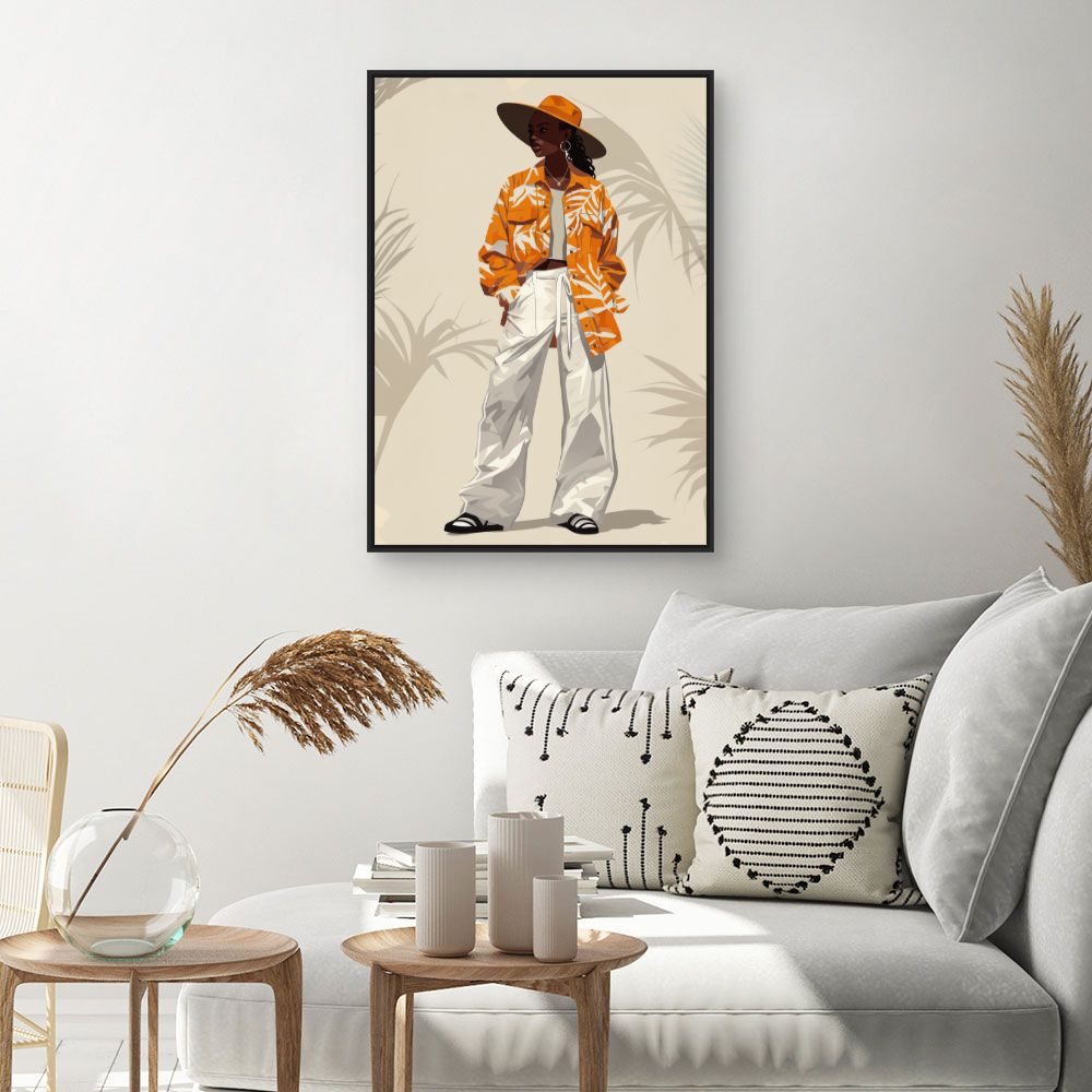 Tableau Style tropical audacieux
