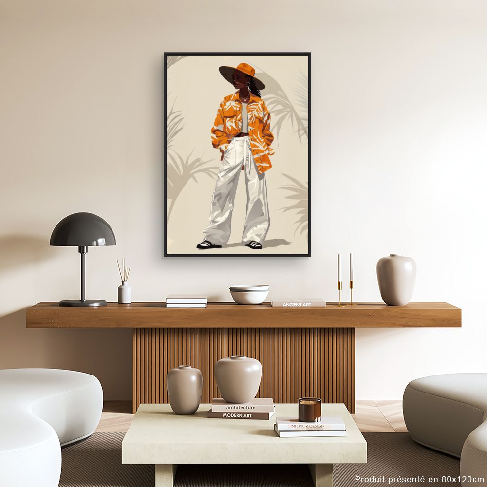 Tableau Style tropical audacieux