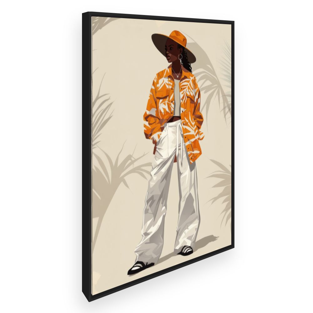 Toile Style tropical audacieux