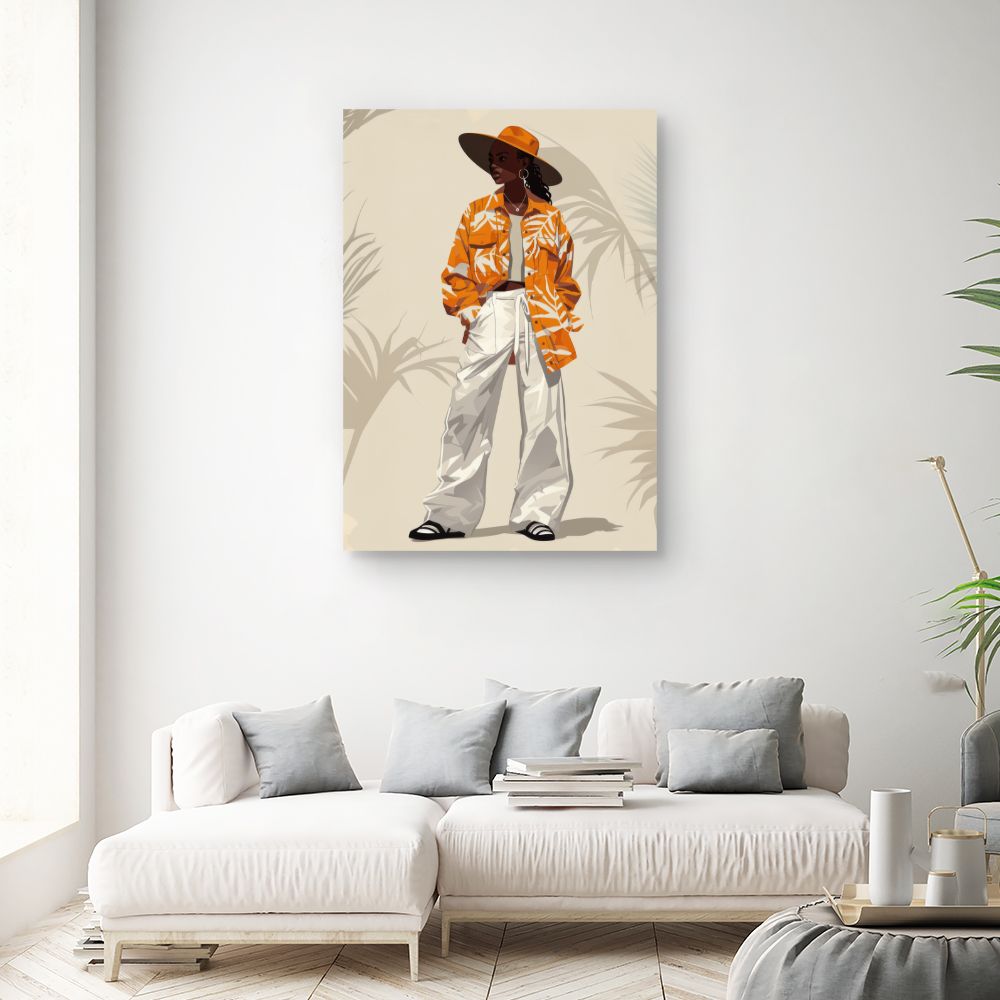 Tableau Style tropical audacieux