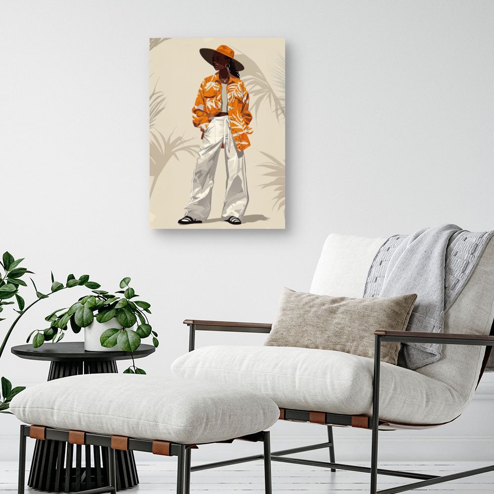 Tableau Style tropical audacieux