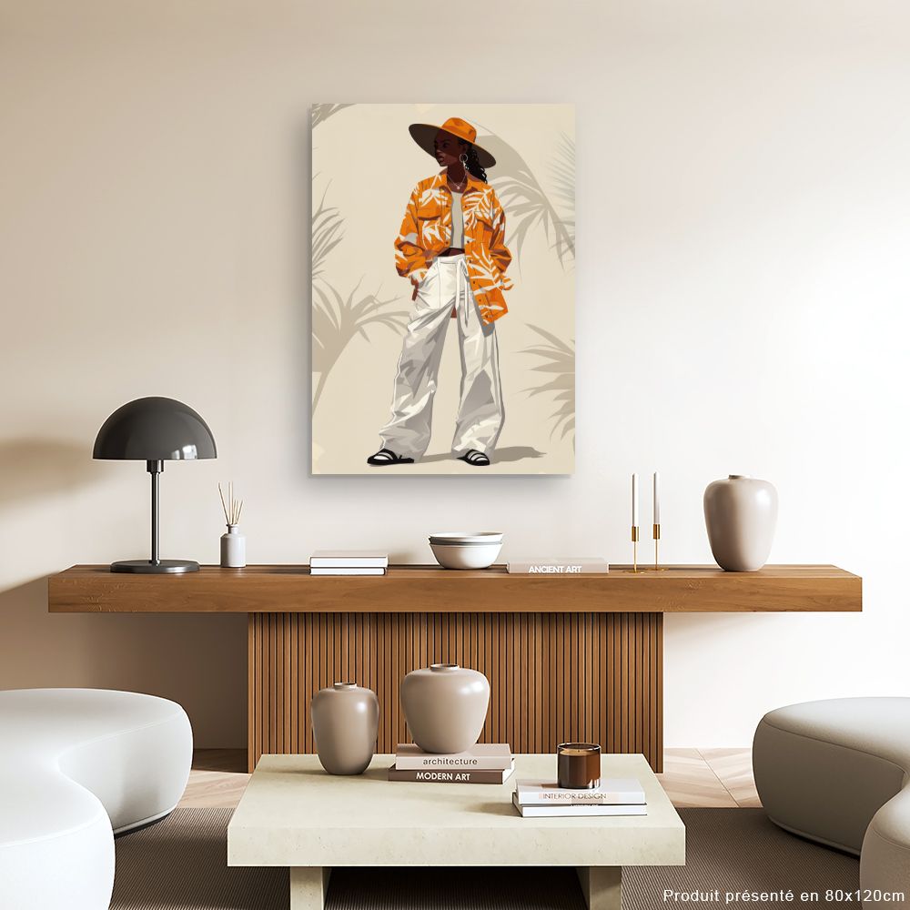 Tableau Style tropical audacieux