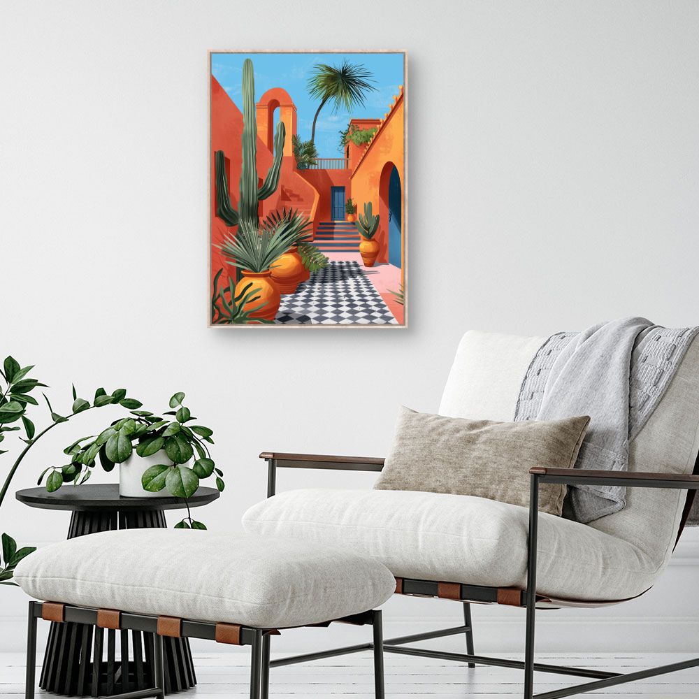 Tableau Oasis méditerranéenne