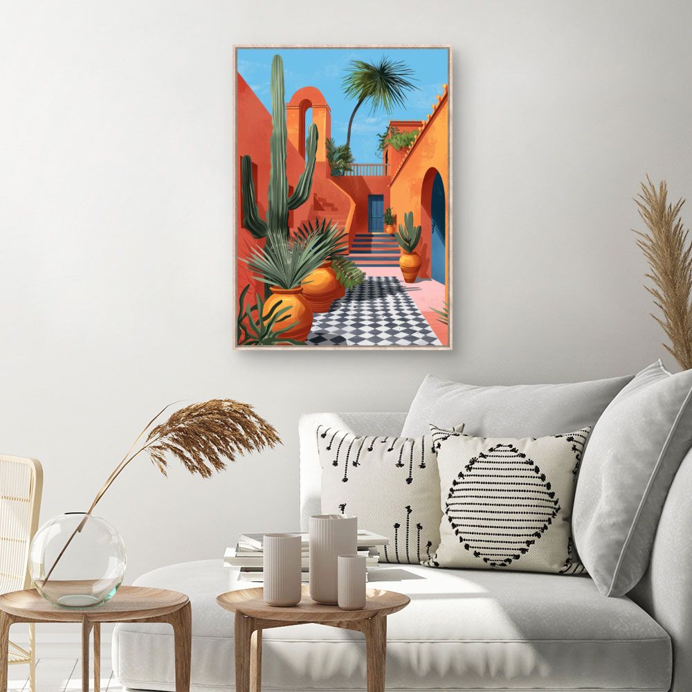 Tableau Oasis méditerranéenne
