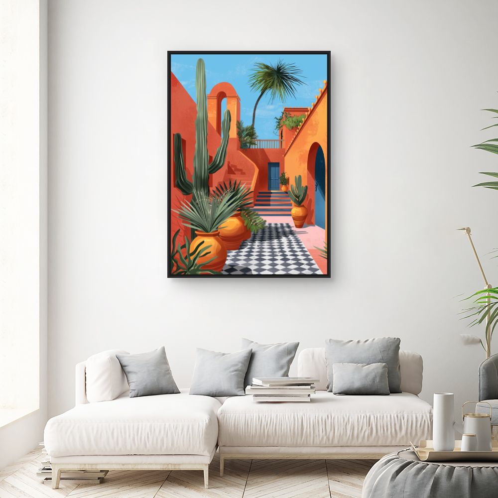 Tableau Oasis méditerranéenne