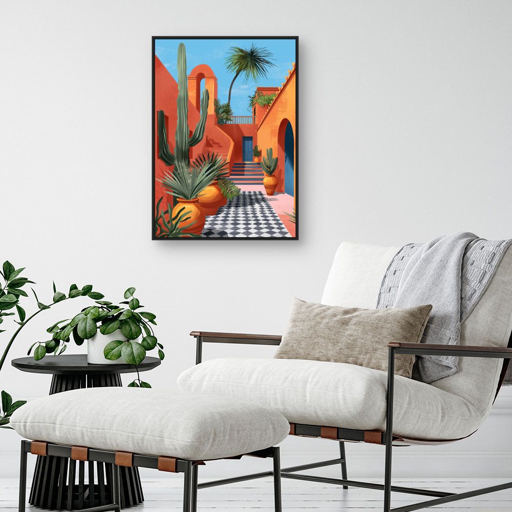 Tableau Oasis méditerranéenne