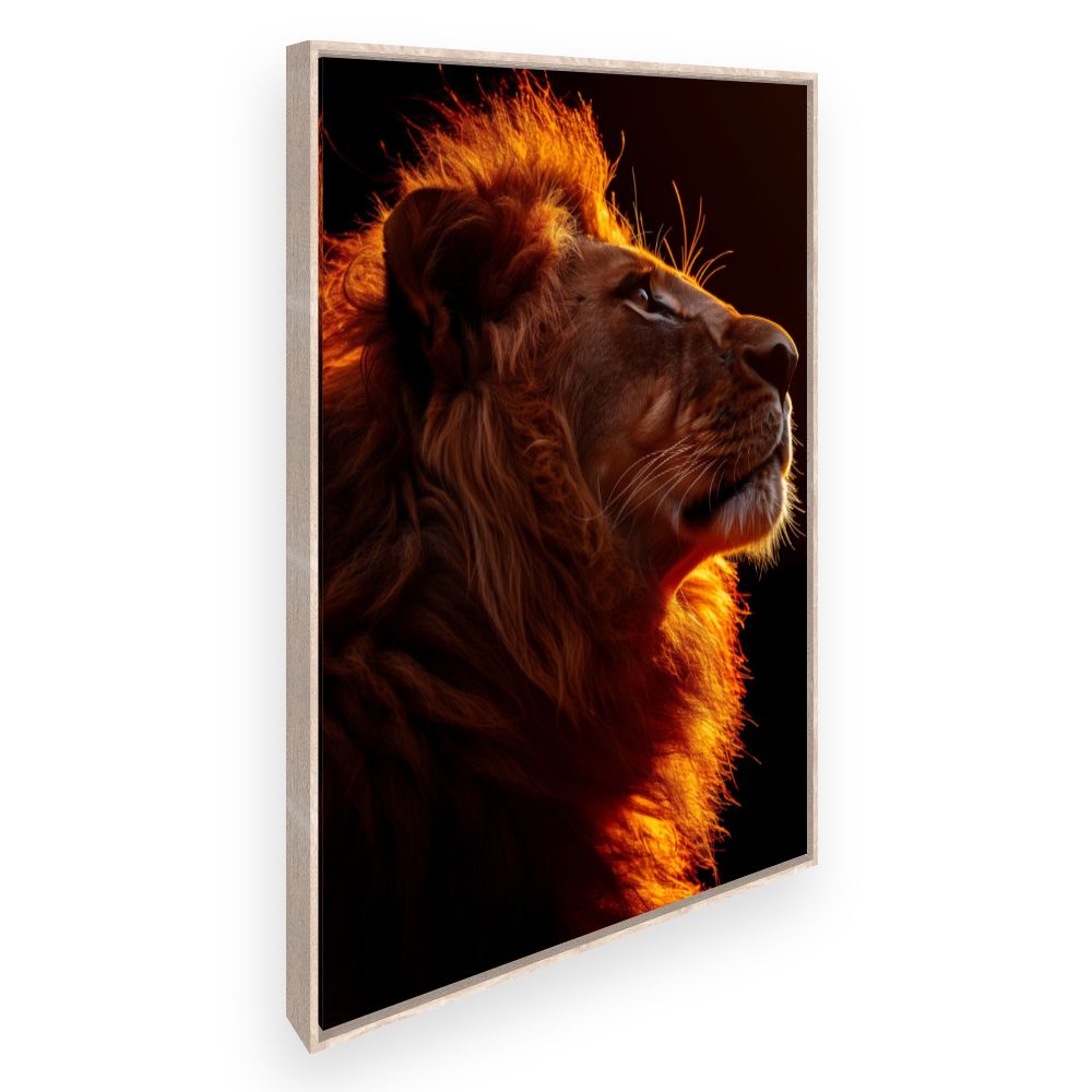 Toile Lion majestueux