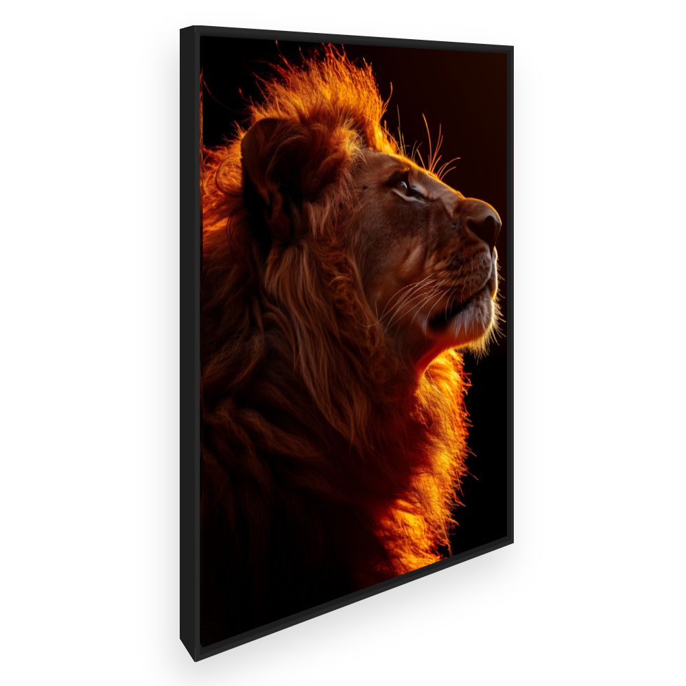 Toile Lion majestueux
