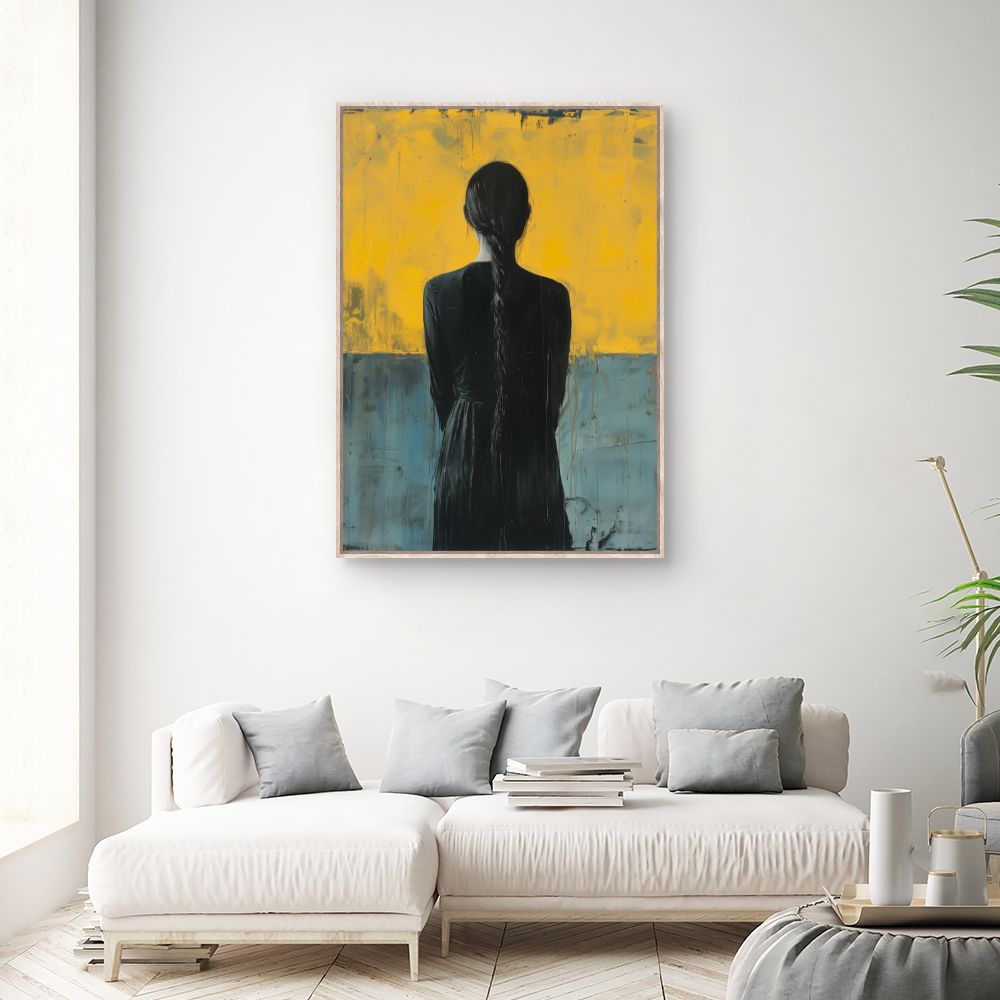 Tableau Silhouette mystérieuse