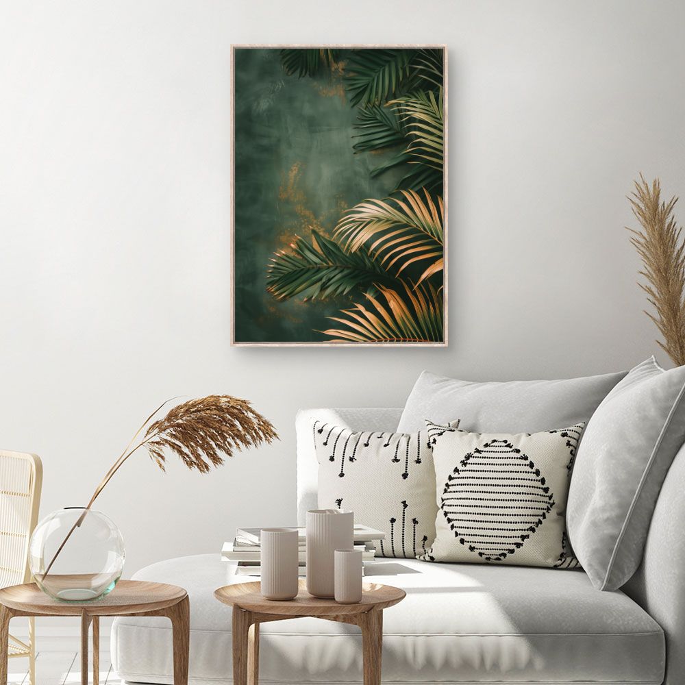 Tableau Feuillage tropical luxuriant