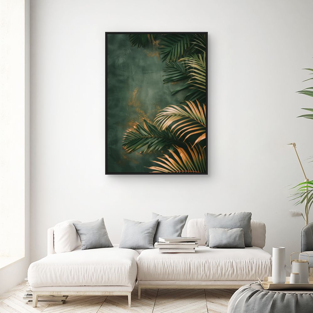 Tableau Feuillage tropical luxuriant