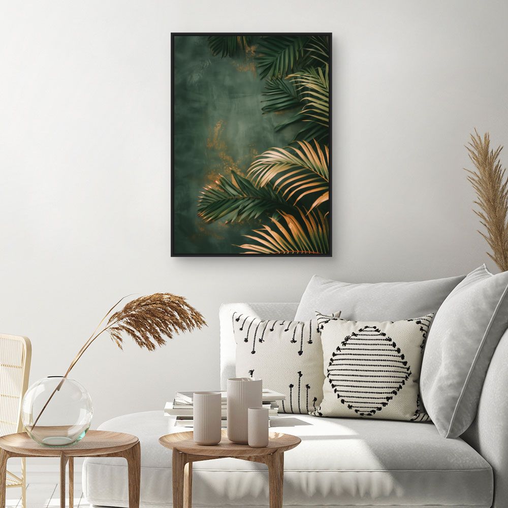Tableau Feuillage tropical luxuriant