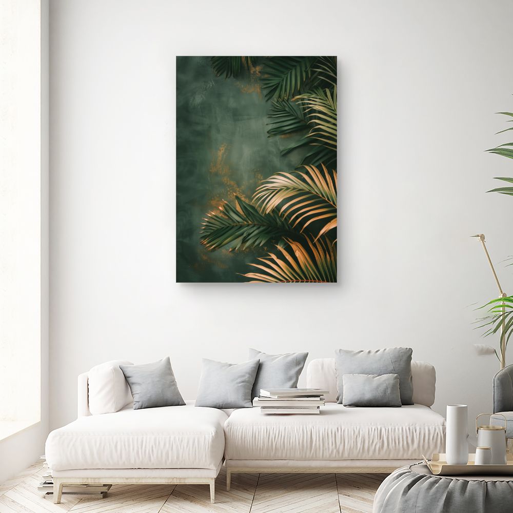 Tableau Feuillage tropical luxuriant