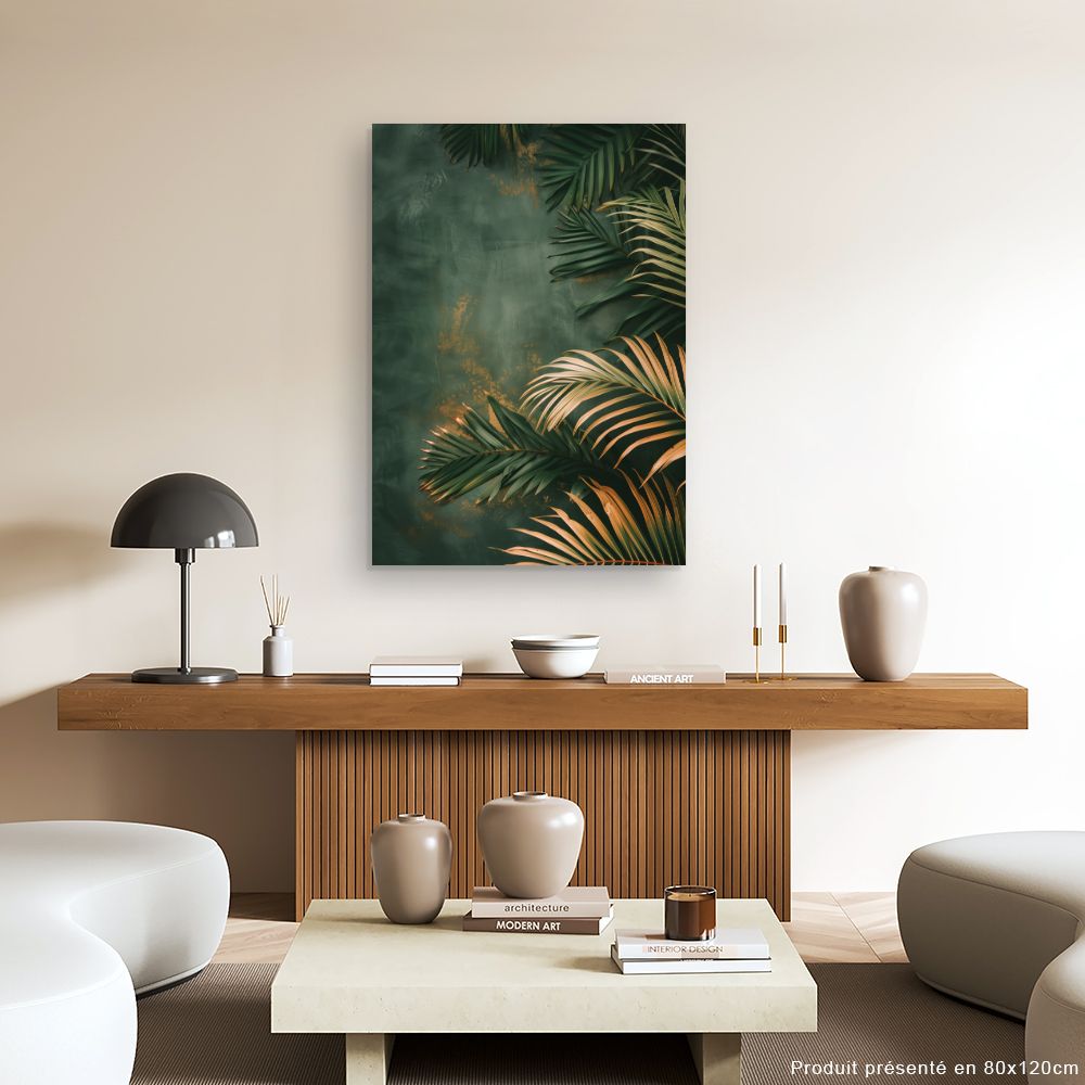 Tableau Feuillage tropical luxuriant