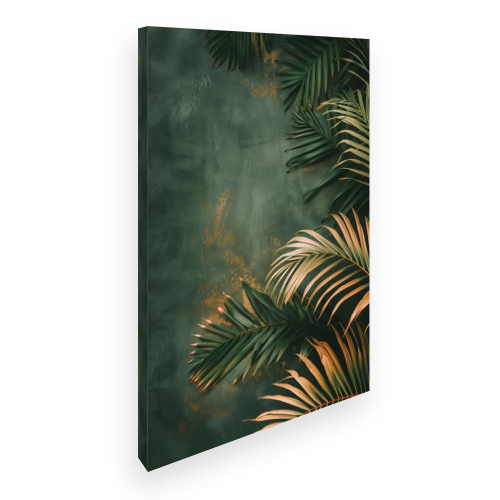Toile Feuillage tropical luxuriant