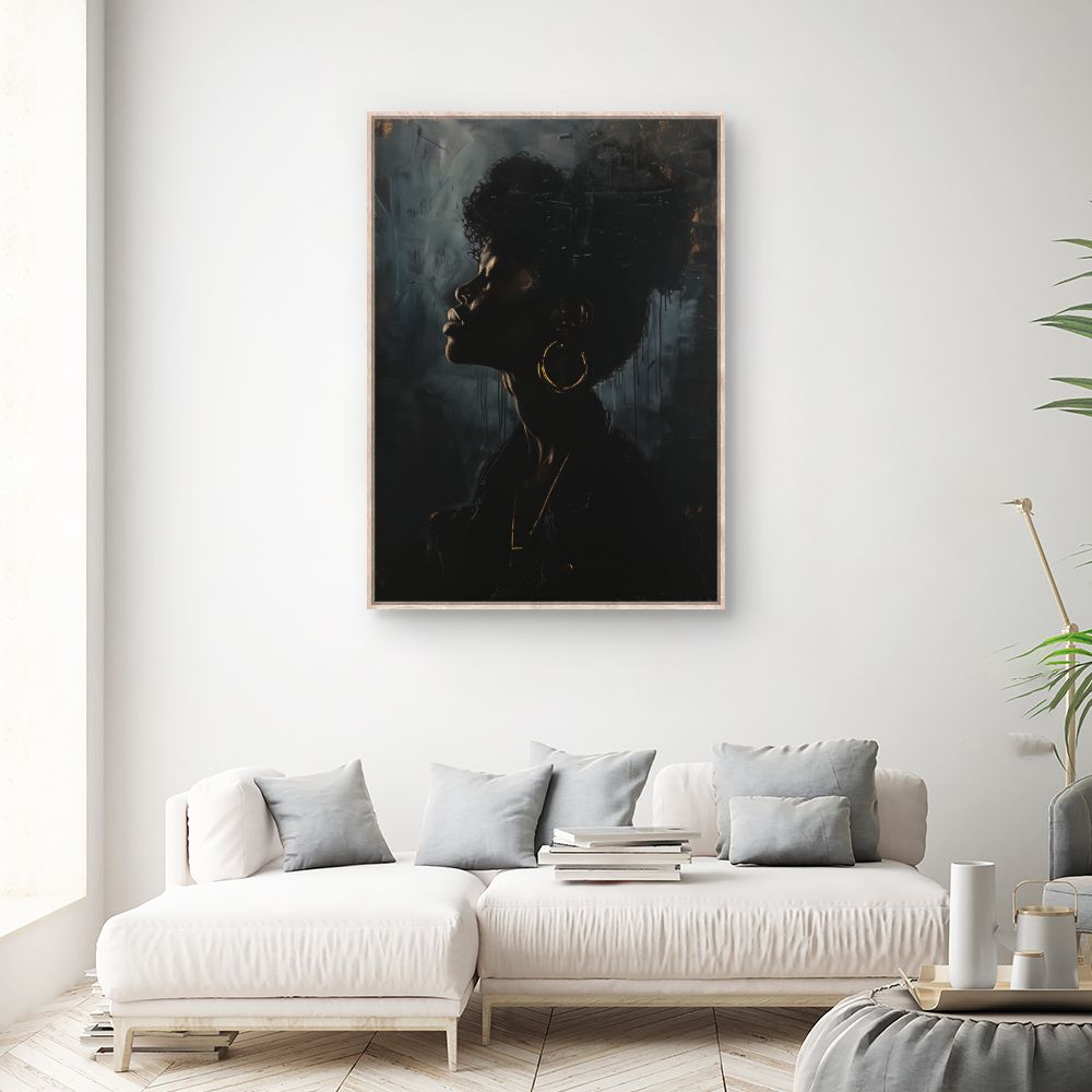 Tableau Silhouette élégante