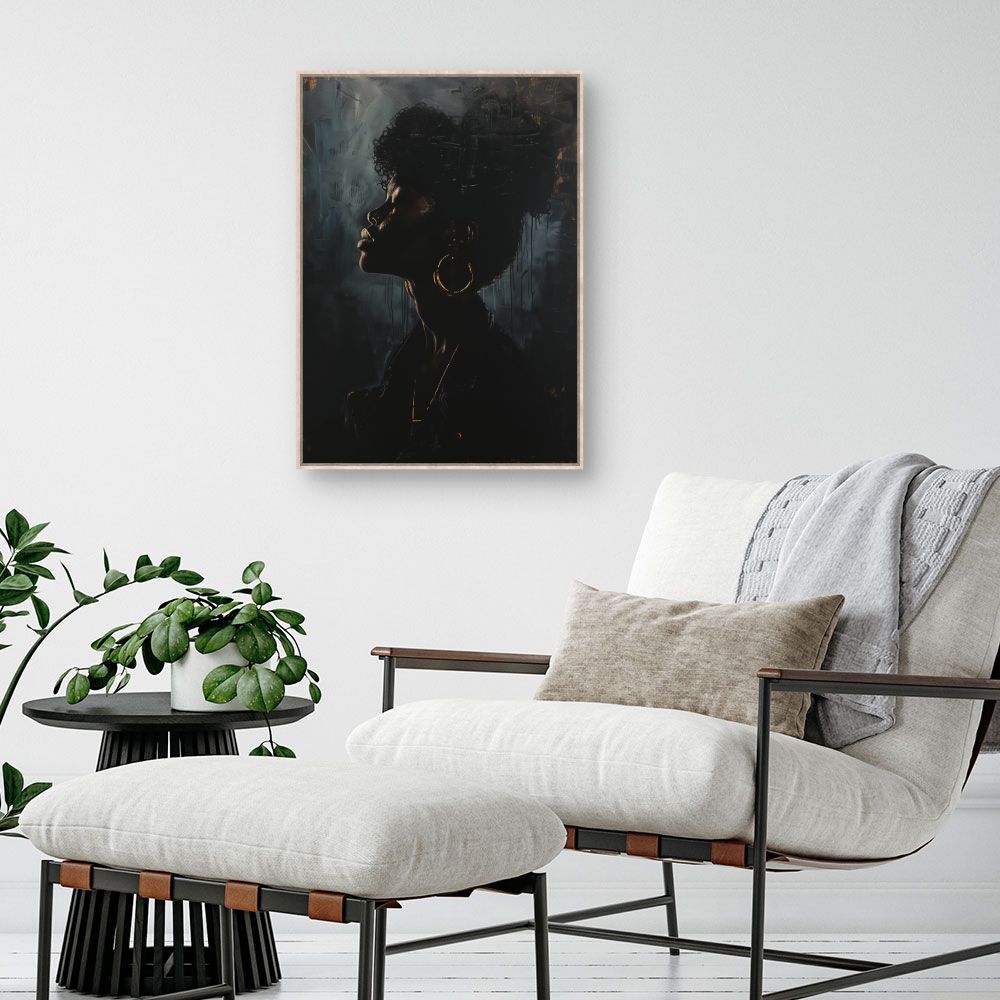 Tableau Silhouette élégante